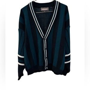 Vintage Y2K knit pattern cardigan